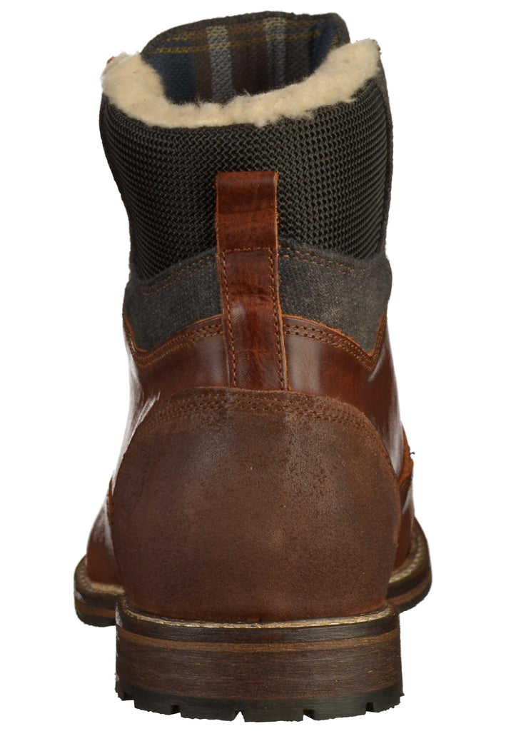 Bullboxer Stiefelette Leder/Textil Braun - surf4shoes