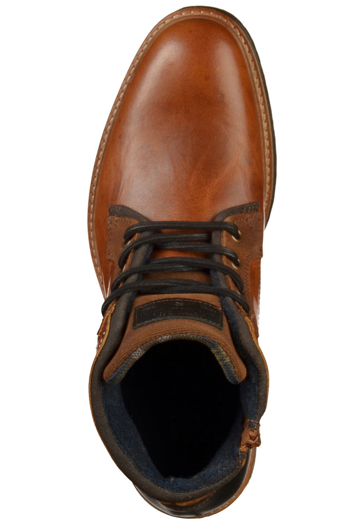 Bullboxer Stiefelette Leder Cognac - surf4shoes