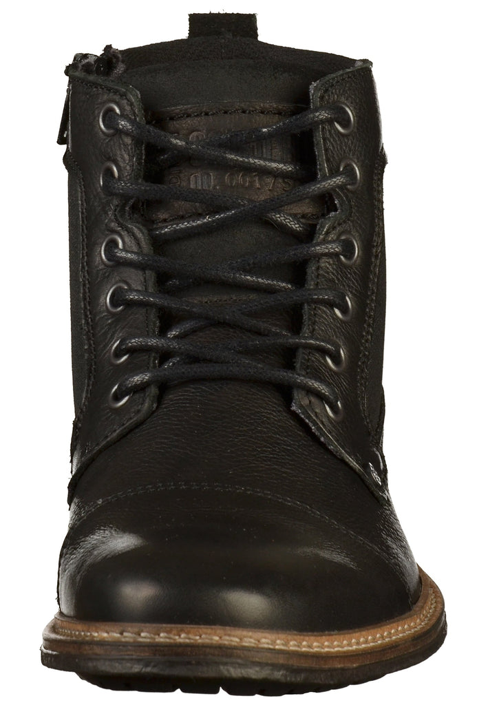 Bullboxer Stiefelette Leder Schwarz - surf4shoes