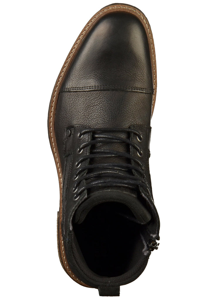 Bullboxer Stiefelette Leder Schwarz - surf4shoes