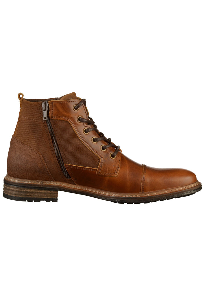 Bullboxer Stiefelette Leder Cognac - surf4shoes