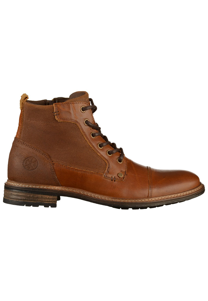 Bullboxer Stiefelette Leder Cognac - surf4shoes