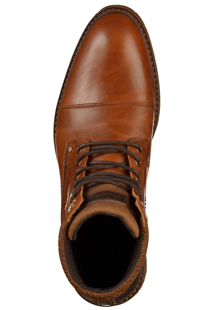 Bullboxer Stiefelette Leder Cognac - surf4shoes