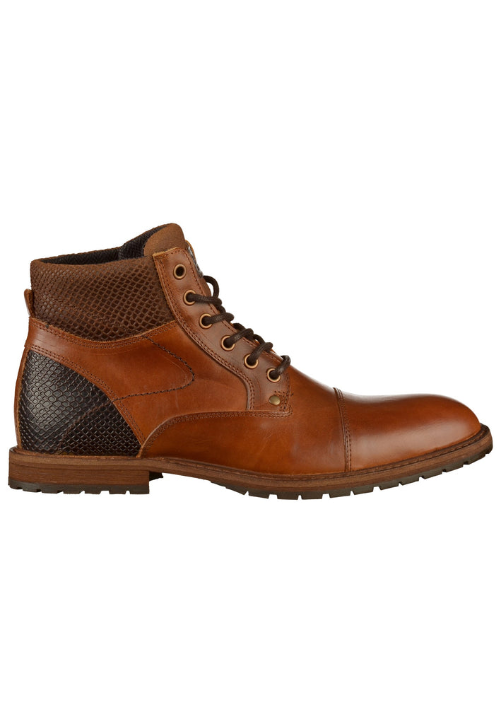 Bullboxer Stiefelette Leder Cognac - surf4shoes