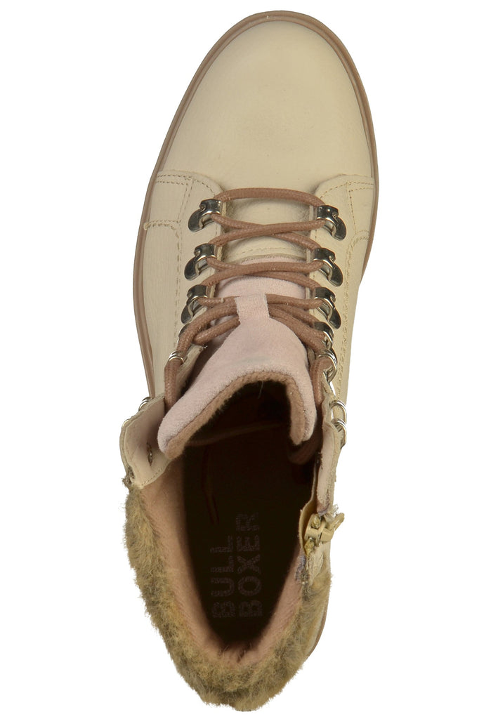 Bullboxer Stiefelette Leder Weiß - surf4shoes