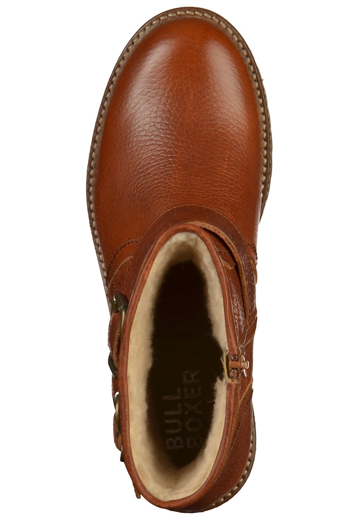 Bullboxer Stiefelette Leder Cognac - surf4shoes