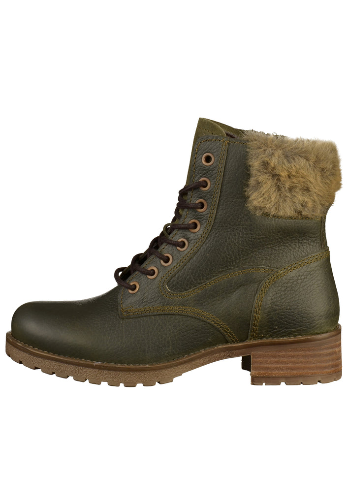 Bullboxer Stiefelette Leder Oliv - surf4shoes