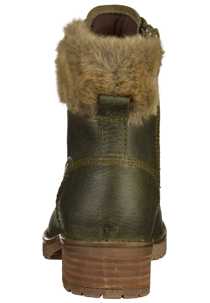 Bullboxer Stiefelette Leder Oliv - surf4shoes