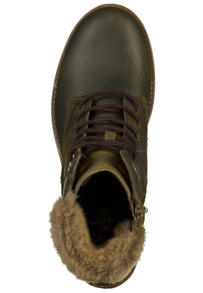 Bullboxer Stiefelette Leder Oliv - surf4shoes
