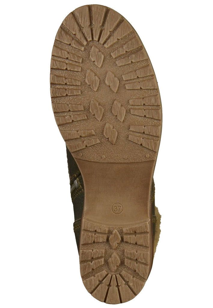 Bullboxer Stiefelette Leder Oliv - surf4shoes