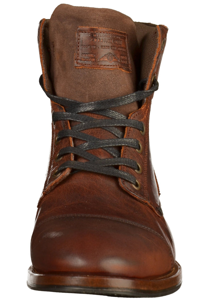Bullboxer Stiefelette Leder Cognac - surf4shoes