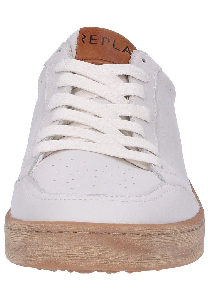 Replay Sneaker Leder Weiß - surf4shoes