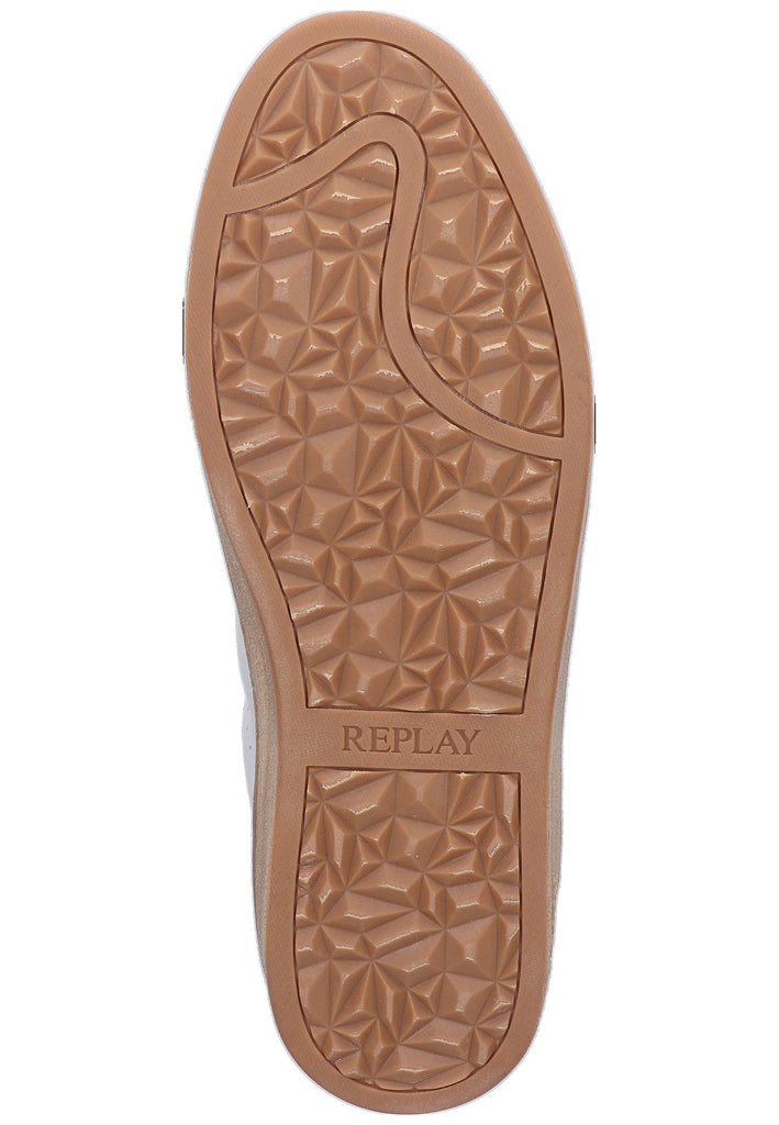 Replay Sneaker Leder Weiß - surf4shoes