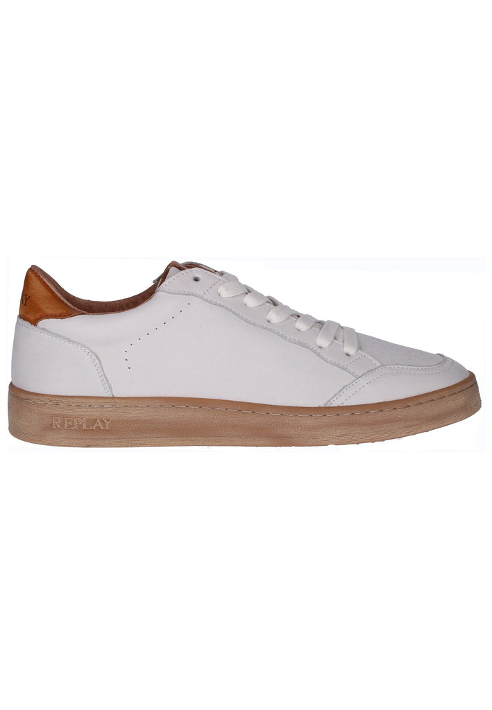 Replay Sneaker Leder Weiß - surf4shoes