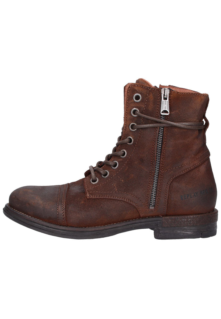 Replay Stiefelette Leder Braun - surf4shoes