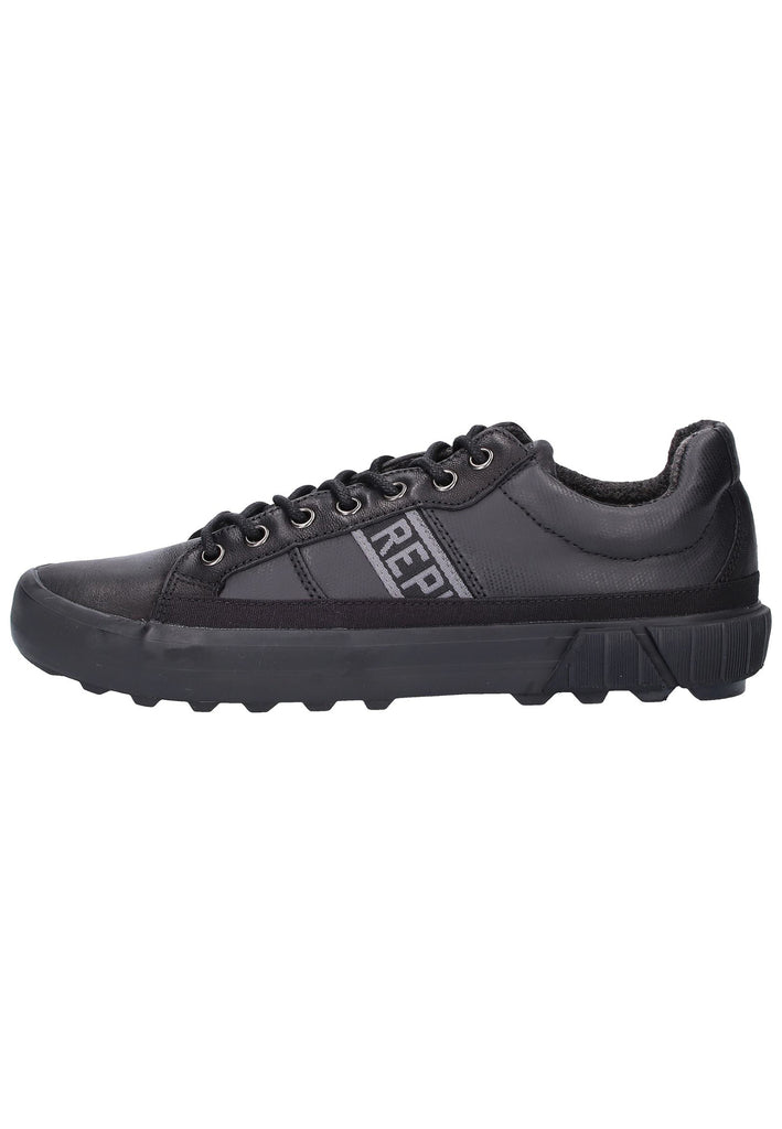 Replay Sneaker Leder/Textil Schwarz - surf4shoes