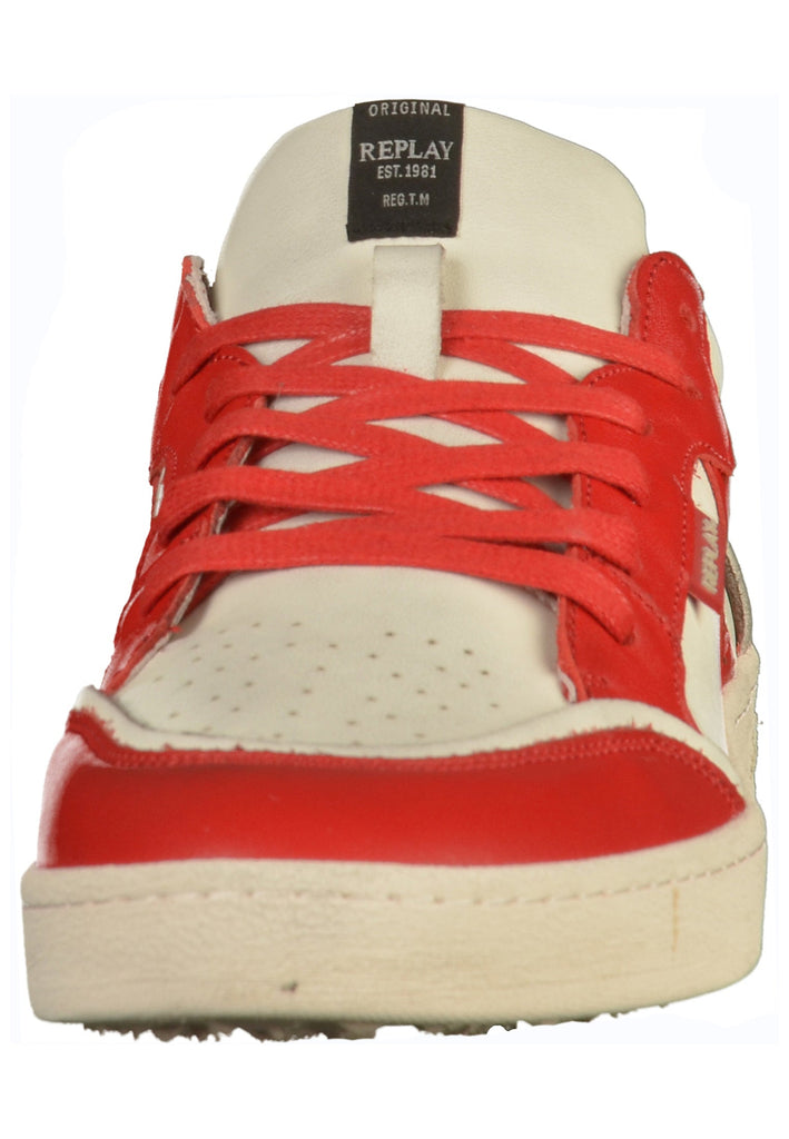 Replay Sneaker Leder Weiß - surf4shoes