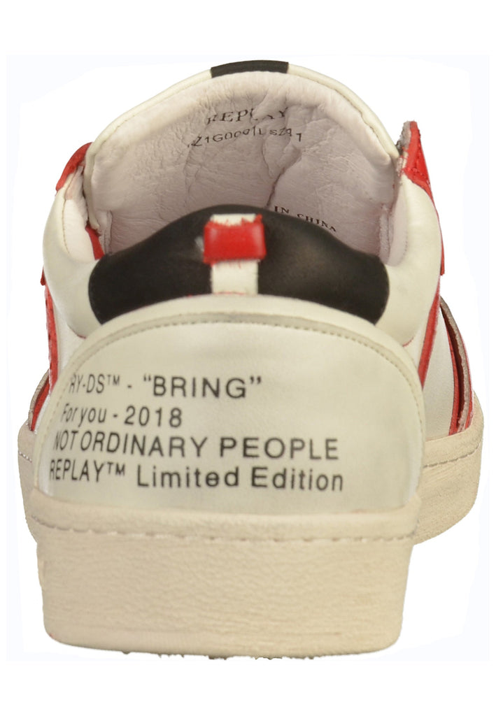 Replay Sneaker Leder Weiß - surf4shoes