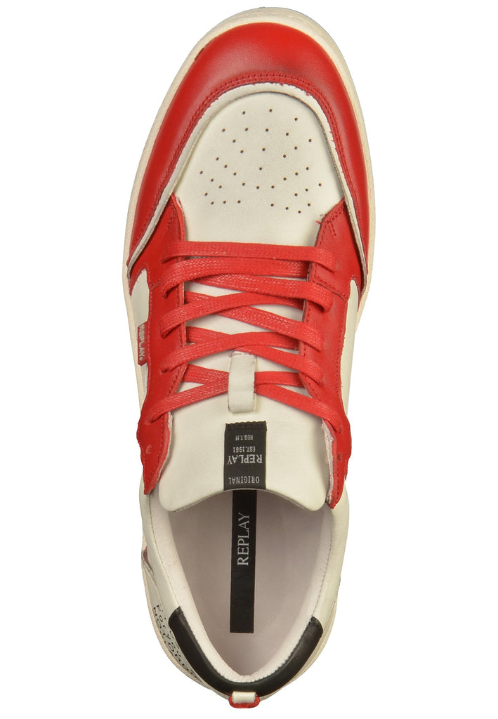 Replay Sneaker Leder Weiß - surf4shoes