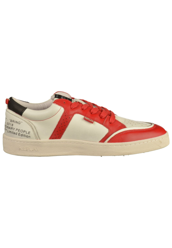 Replay Sneaker Leder Weiß - surf4shoes