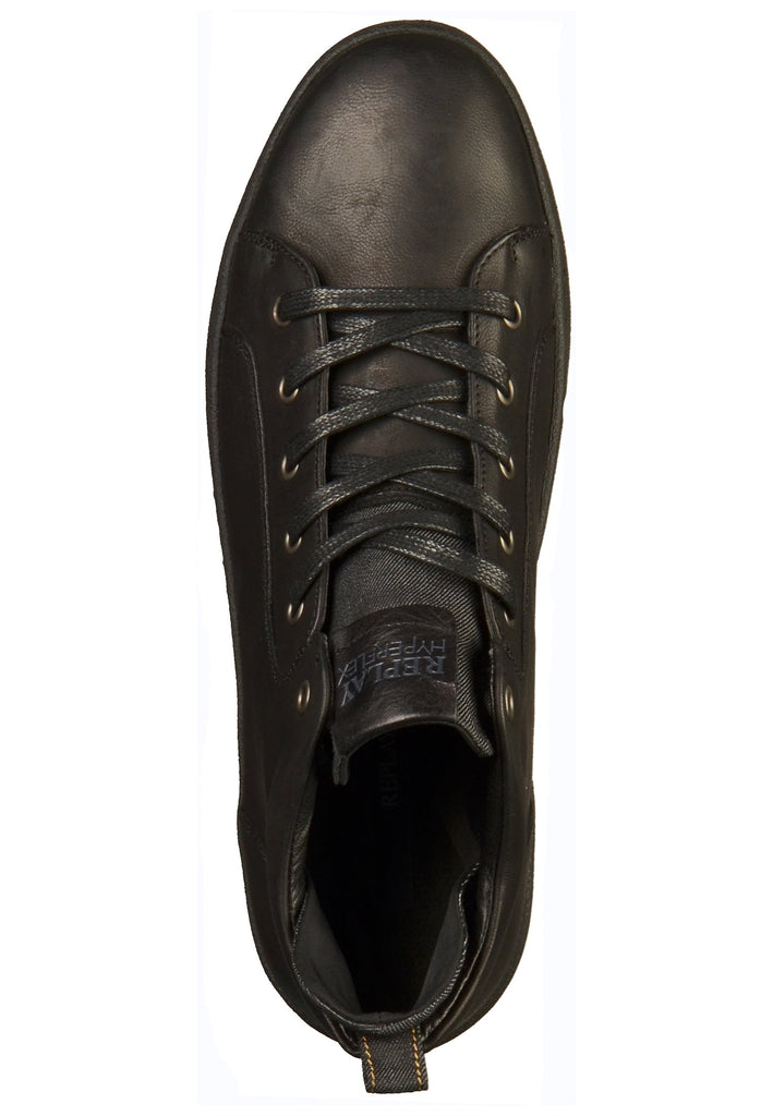 Replay Sneaker Leder Schwarz - surf4shoes