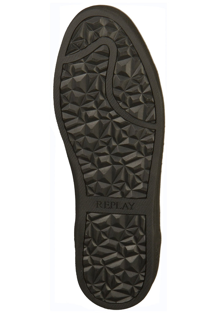 Replay Sneaker Leder Schwarz - surf4shoes