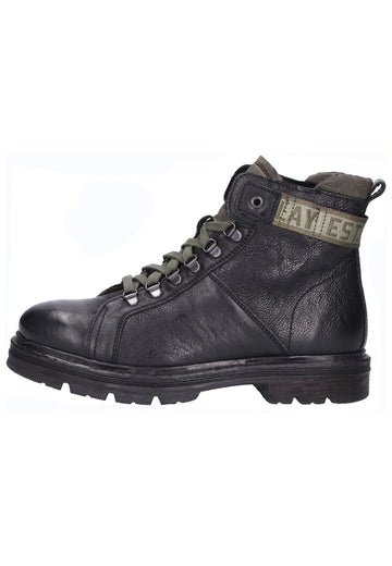 Replay Stiefelette Leder/Textil Schwarz - surf4shoes