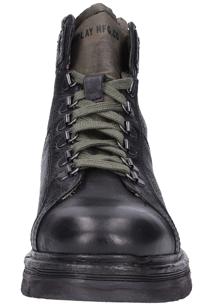 Replay Stiefelette Leder/Textil Schwarz - surf4shoes