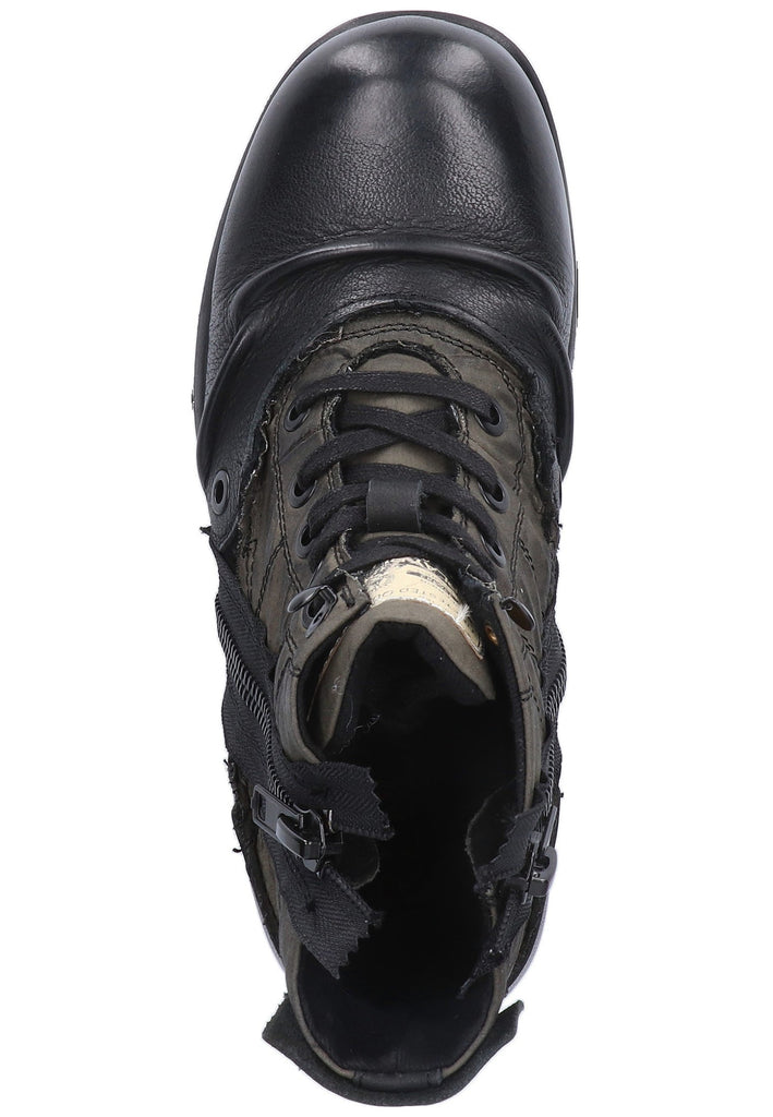 Replay Stiefelette Leder/Textil Schwarz - surf4shoes