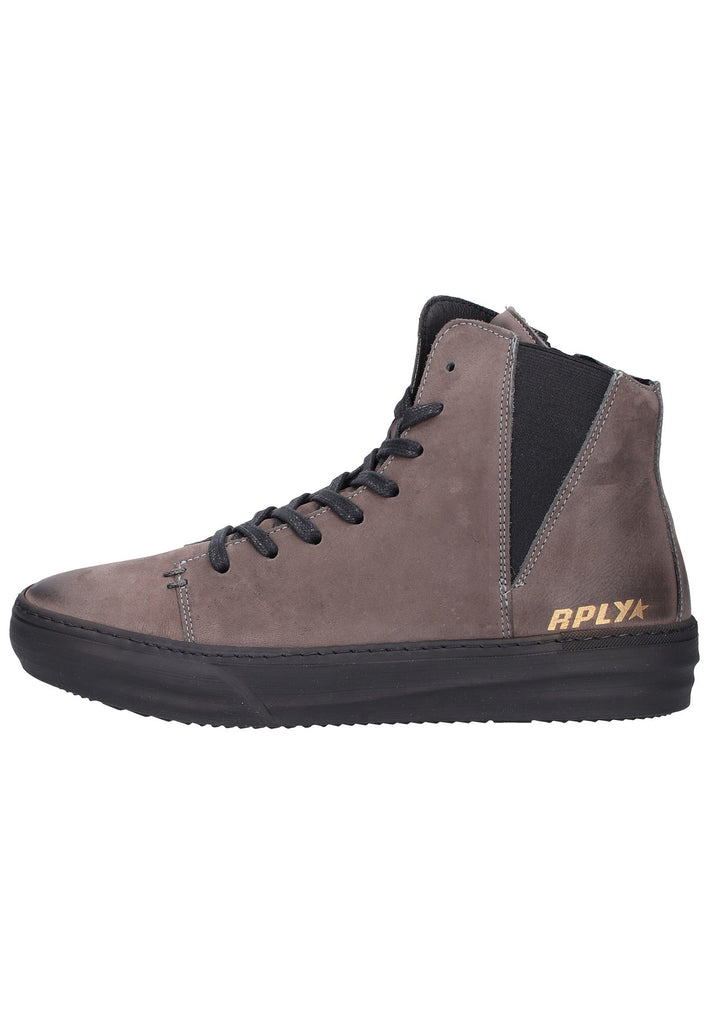 Replay Sneaker Leder Dunkelgrau - surf4shoes