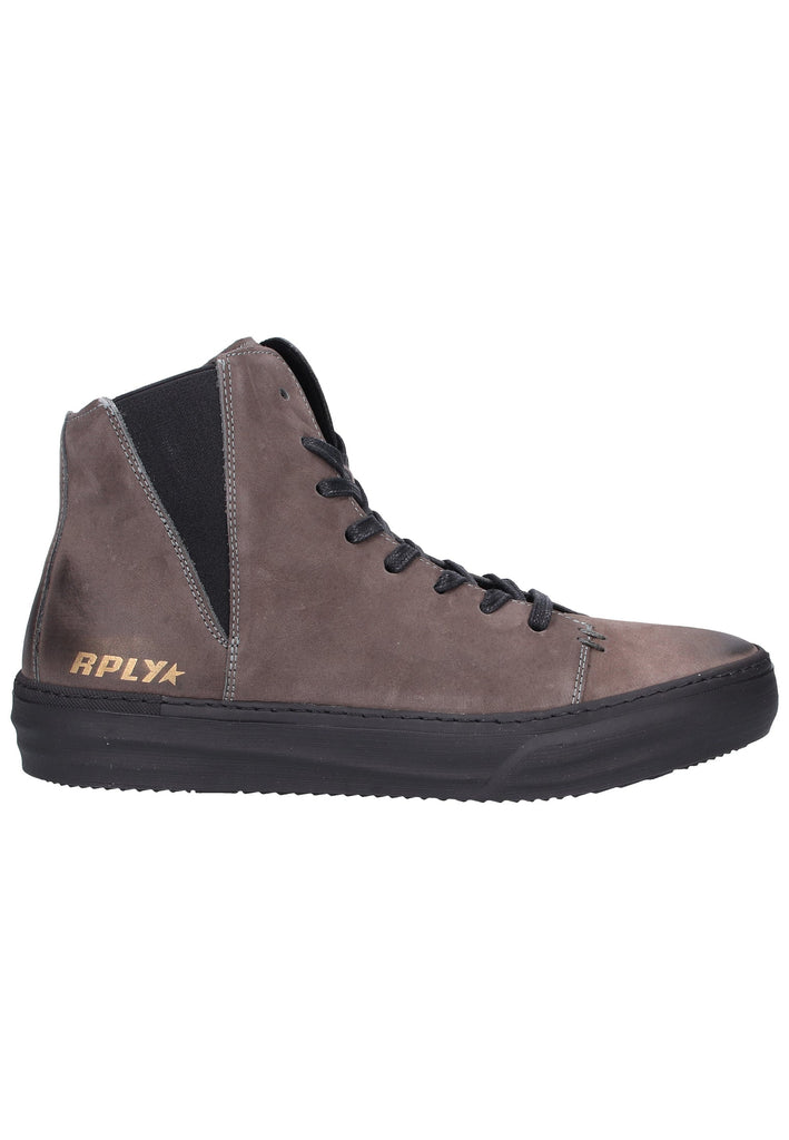 Replay Sneaker Leder Dunkelgrau - surf4shoes