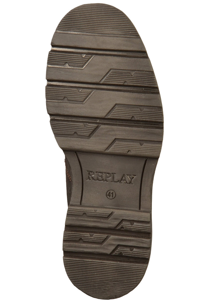 Replay Stiefelette Leder Dunkelbraun - surf4shoes