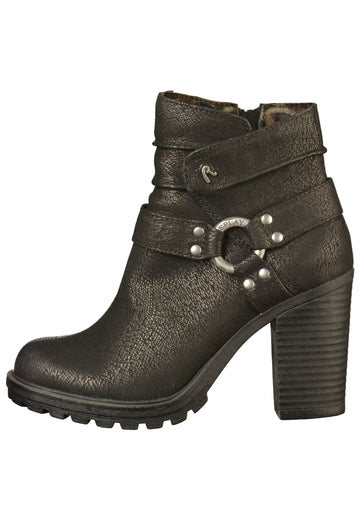 Replay Stiefelette Leder Schwarz - surf4shoes