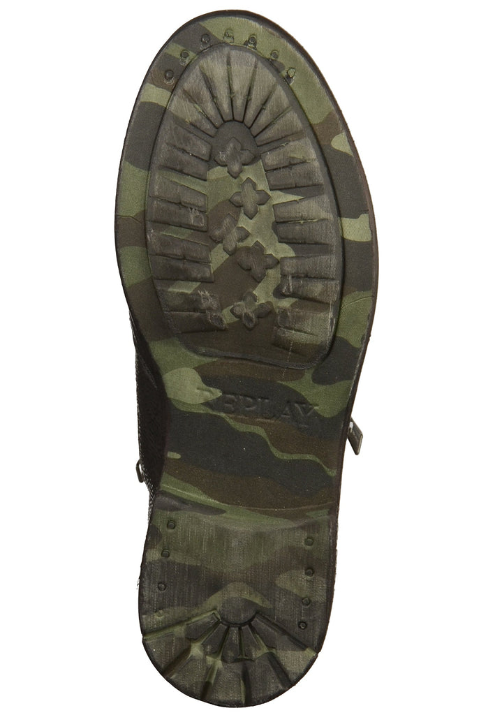 Replay Stiefelette Leder/Textil Schwarz - surf4shoes