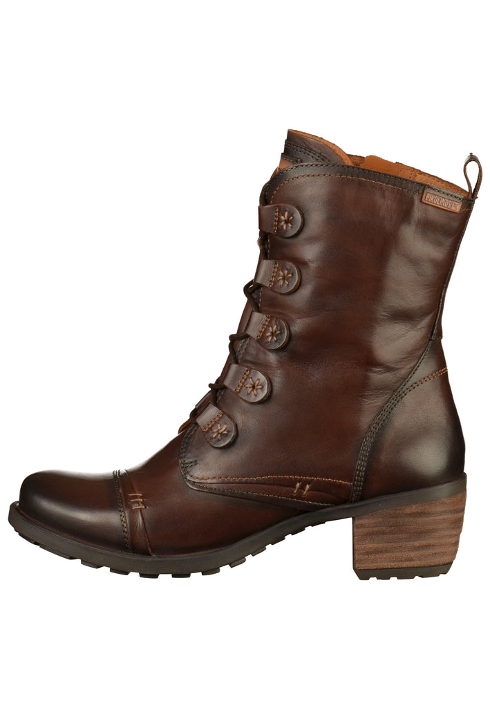 Pikolinos Stiefelette Leder Dunkelbraun - surf4shoes