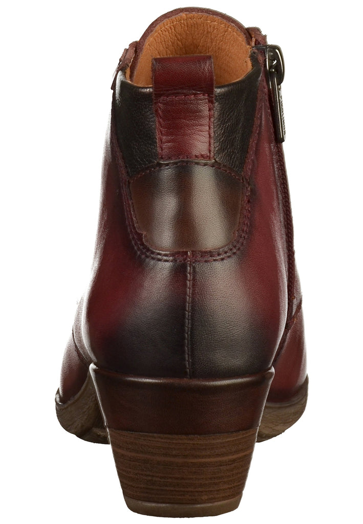 Pikolinos Stiefelette Leder Bordeaux - surf4shoes