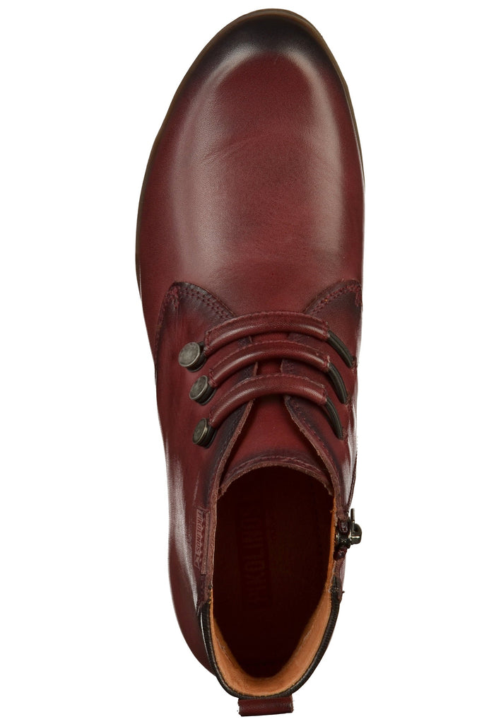 Pikolinos Stiefelette Leder Bordeaux - surf4shoes