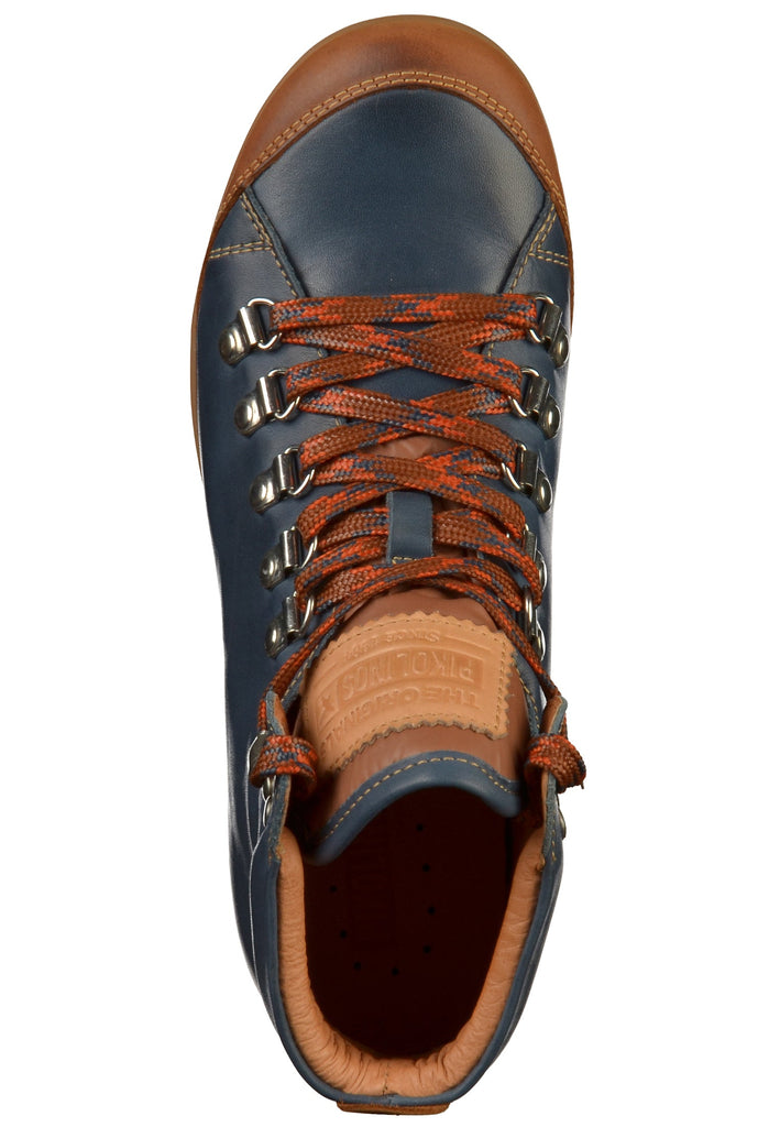 Pikolinos Stiefelette Leder Blau - surf4shoes