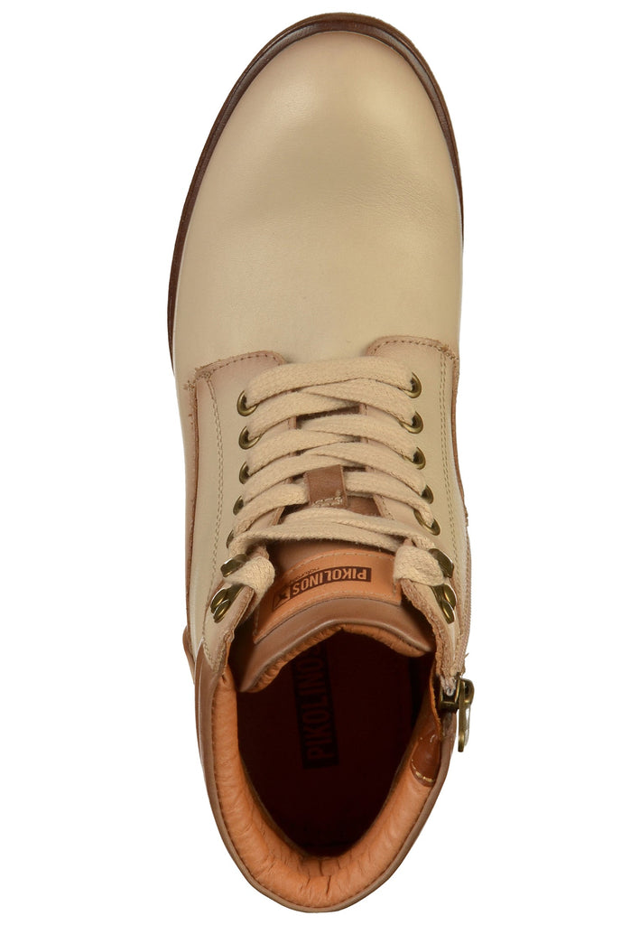 Pikolinos Stiefelette Leder Ivory - surf4shoes