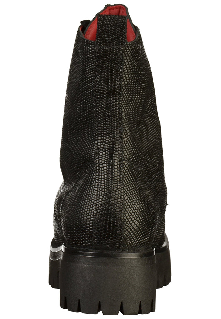 Buffalo Stiefelette Leder Schwarz - surf4shoes