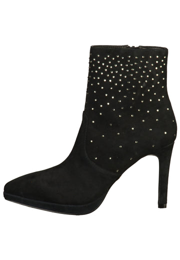 Buffalo Stiefelette Leder Schwarz - surf4shoes