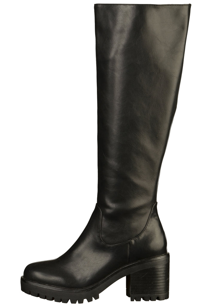 Buffalo Stiefel Lederimitat Schwarz - surf4shoes