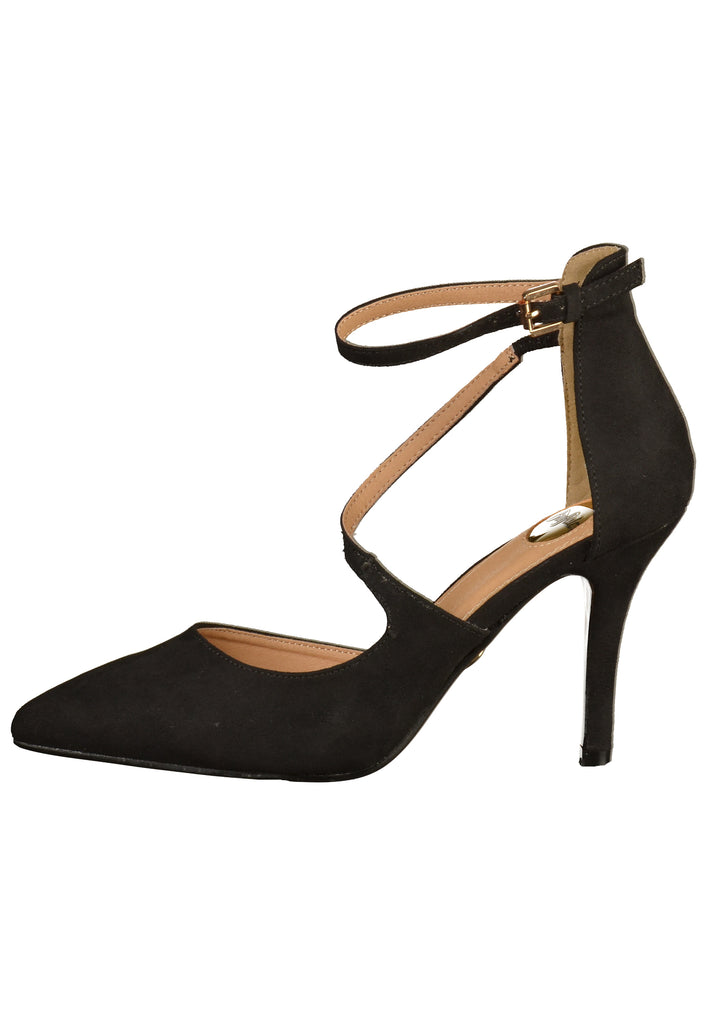 Buffalo Pumps Lederimitat Schwarz - surf4shoes