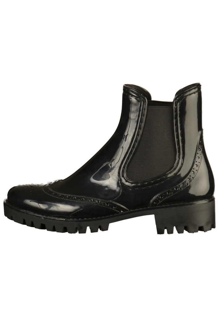 Buffalo Stiefelette Lederimitat Schwarz - surf4shoes