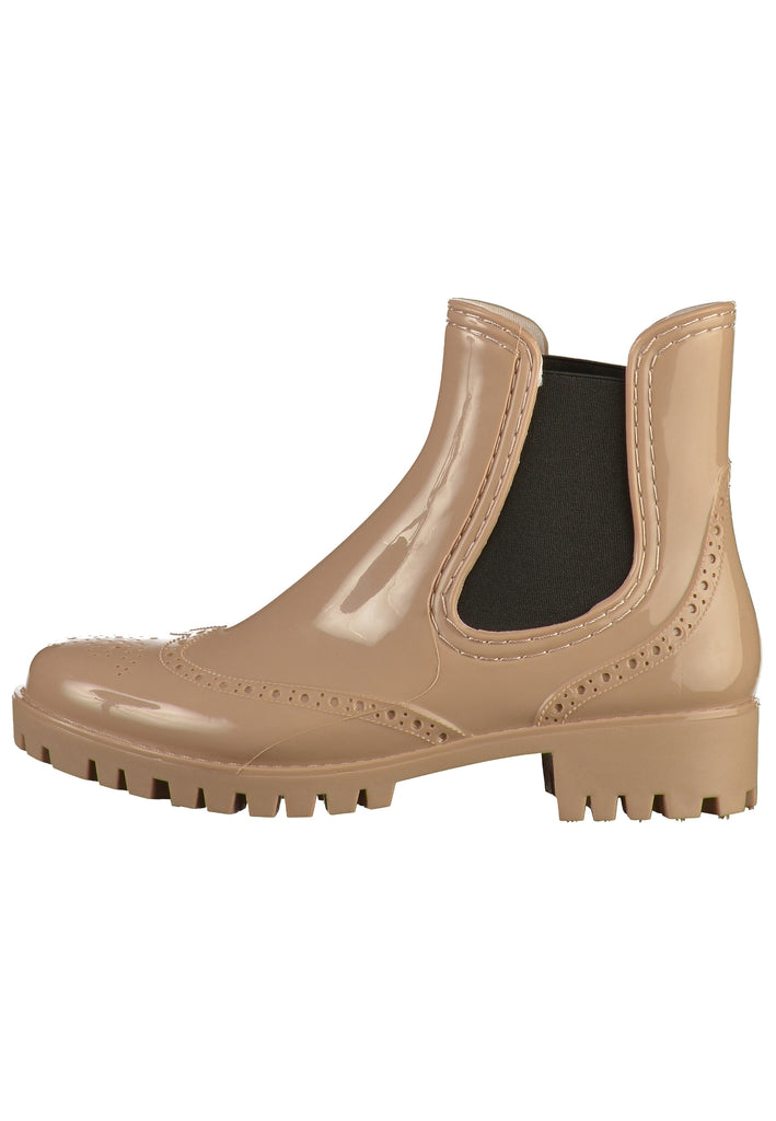 Buffalo Stiefelette Lederimitat Nude - surf4shoes