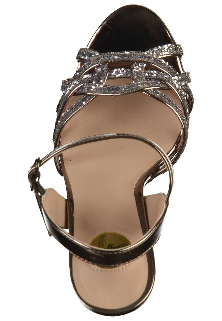 Buffalo Pumps Lederimitat Silber - surf4shoes