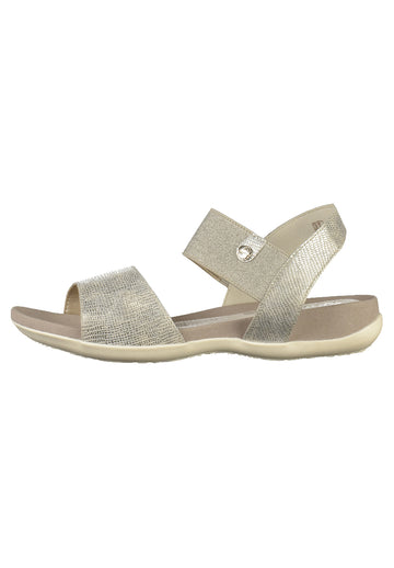 Remonte Sandalen Lederimitat Silber - surf4shoes