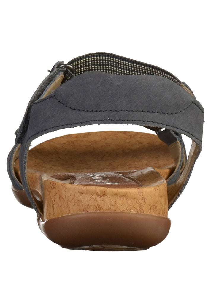 Remonte Sandalen Leder Blau - surf4shoes
