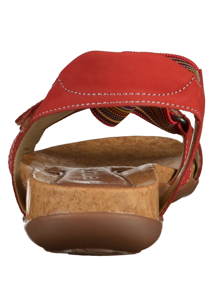 Remonte Sandalen Leder Rot - surf4shoes