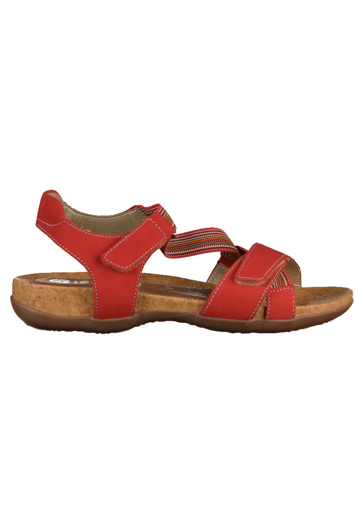 Remonte Sandalen Leder Rot - surf4shoes